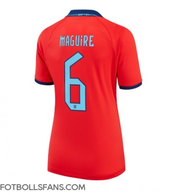 England Harry Maguire #6 Replika Bortatröja Damer VM 2022 Kortärmad